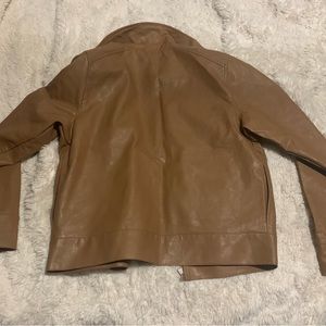 Universal Threads, pleather jacket, Tan/light brown